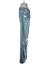 Flying Monkey 100% Cotton Color Block Blue Jeans Size 27 waist - photo 4