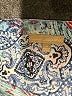 Appraisal 100% Polyester Paisley Blue Long Sleeve Blouse Size M - photo 4