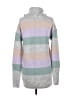 Gap Stripes Gray Turtleneck Sweater Size M (tall) - photo 2