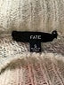 Fate Animal Print Tan Pullover Sweater Size S - photo 7