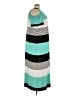 Catherines Stripes Teal Casual Dress Size 4X - photo 4