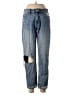 Flying Monkey 100% Cotton Color Block Blue Jeans Size 28 waist - photo 1