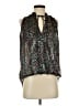 Veronica M. 100% Polyester Animal Print Teal Sleeveless Blouse Size XS - photo 1