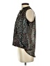 Veronica M. 100% Polyester Animal Print Teal Sleeveless Blouse Size XS - photo 5