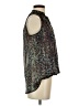 Veronica M. 100% Polyester Animal Print Teal Sleeveless Blouse Size XS - photo 4