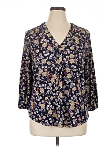 TWO by Vince Camuto 3/4 Sleeve Blouse (view 1)