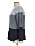 Karen Scott 100% Cotton Color Block Blue Pullover Sweater Size L - photo 5