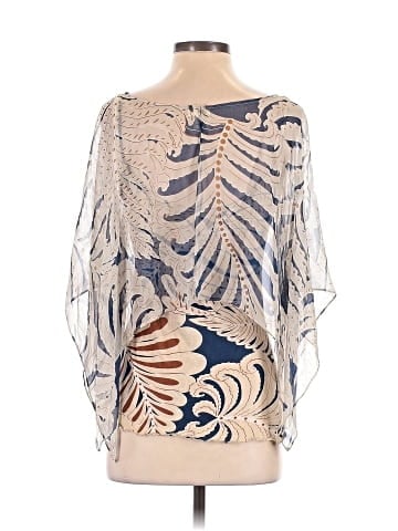 Tiny Short Sleeve Silk Top (view 2)