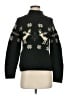 L.L.Bean Stars Black Wool Pullover Sweater Size XS - photo 1