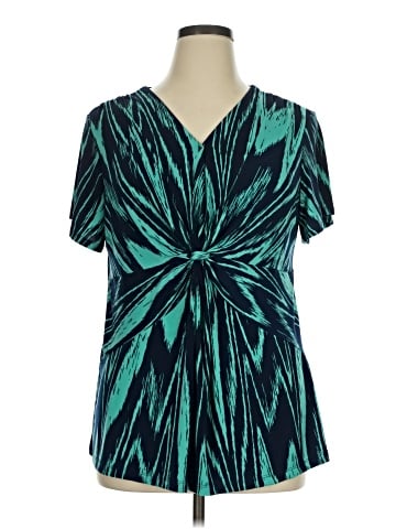 Daisy Fuentes Short Sleeve Blouse (view 1)