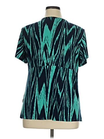 Daisy Fuentes Short Sleeve Blouse (view 2)
