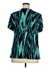 Daisy Fuentes Teal Short Sleeve Blouse Size 1X - photo 2