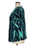 Daisy Fuentes Teal Short Sleeve Blouse Size 1X - photo 5