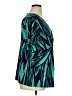 Daisy Fuentes Teal Short Sleeve Blouse Size 1X - photo 4