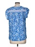 Hester & Orchard Blue Short Sleeve Blouse Size M - photo 2