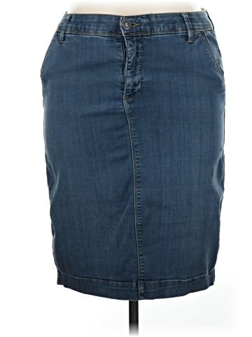 One 5 One Denim Skirt (view 1)