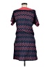Roxy 100% Polyester Chevron-herringbone Blue Casual Dress Size M - photo 2