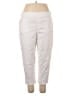 Style&Co Solid Ivory Casual Pants Size XL - photo 1