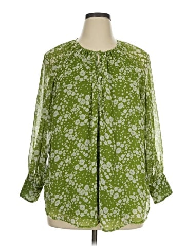 LC Lauren Conrad 3/4 Sleeve Blouse (view 1)