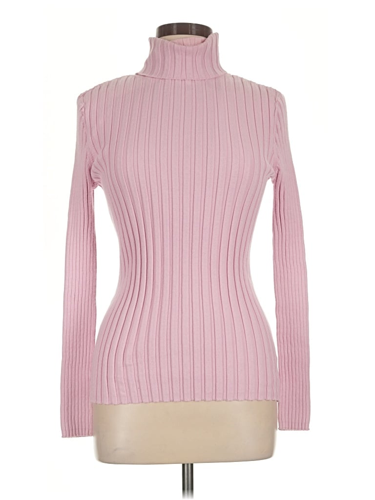 Pre-owned Sundance Turtleneck Sweater In Pink