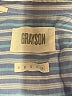 Grayson 100% Cotton Stripes Blue Long Sleeve Button-Down Shirt Size XL (5) - photo 7
