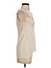 Deletta 100% Viscose Ivory Sleeveless Blouse Size S - photo 4
