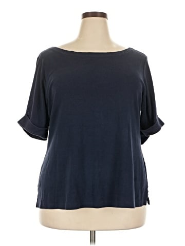 Karen Scott 3/4 Sleeve T-Shirt (view 1)
