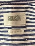 Grayson 100% Cotton Stripes Blue Long Sleeve Button-Down Shirt Size XL (5) - photo 7