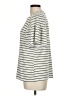 Notations Stripes Silver Short Sleeve Top Size L - photo 5