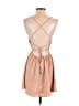 TOBI 100% Polyester Solid Tan Casual Dress Size S - photo 2
