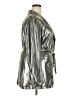 Maeve by Anthropologie 100% Polyester Metallic Silver Jacket Size 18 - photo 4