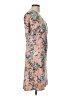 WAYF Floral Tan Casual Dress Size L - photo 4