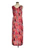 Faded Glory Print Red Casual Dress Size XL - photo 2