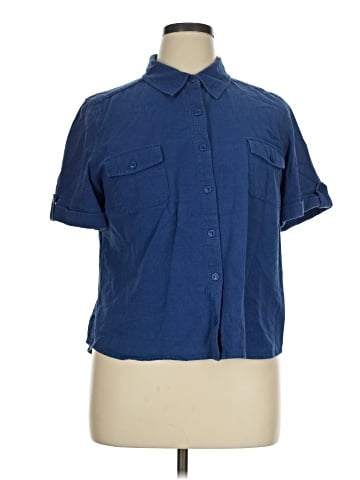 Appleseeds Short Sleeve Button-Down Shirt (view 1)