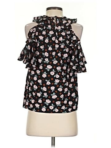 Rebecca Taylor Sleeveless Silk Top (view 2)