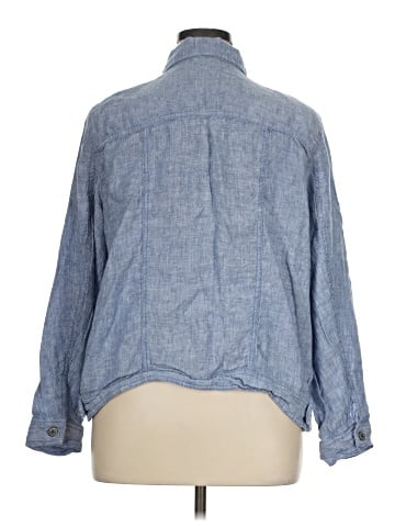 Jones New York Long Sleeve Button-Down Shirt (view 2)