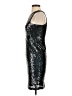 Gianni Bini 100% Polyester Metallic Silver Cocktail Dress Size S - photo 5