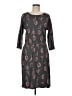 Boden Print Gray Casual Dress Size 8R - photo 1