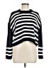 Bishop + Young Stripes Blue Pullover Sweater Size M - photo 1