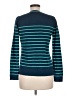 Nautica 100% Cotton Stripes Teal Pullover Sweater Size M - photo 2