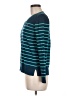 Nautica 100% Cotton Stripes Teal Pullover Sweater Size M - photo 5