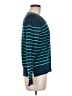 Nautica 100% Cotton Stripes Teal Pullover Sweater Size M - photo 4