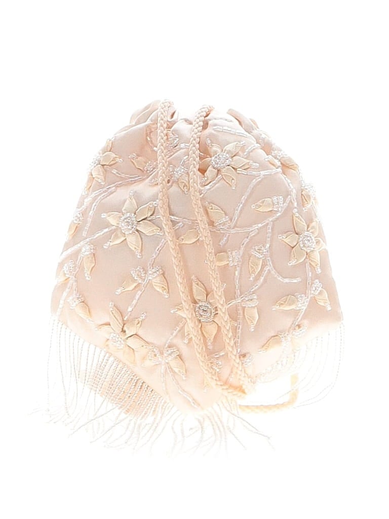 Jessica Mcclintock Bucket Bag In Ivory