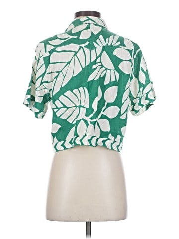 Nicole Miller Artelier Short Sleeve Button-Down Shirt (view 2)