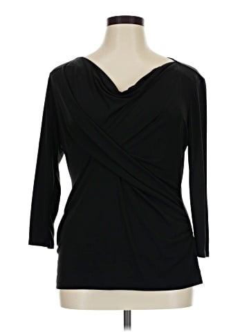 New York & Company 3/4 Sleeve Top (view 1)