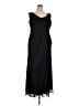 Xscape 100% Polyester Solid Blue Black Cocktail Dress Size 18 - photo 1
