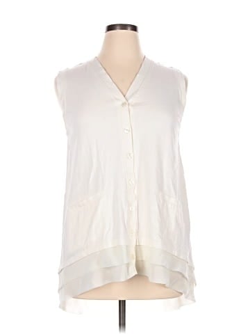 LOGO by Lori Goldstein Sleeveless Blouse (view 1)