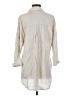 Halogen Ivory 3/4 Sleeve Button-Down Shirt Size S - photo 2