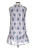 Oliphant 100% Cotton Paisley Blue Casual Dress Size L - photo 2