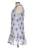 Oliphant 100% Cotton Paisley Blue Casual Dress Size L - photo 5